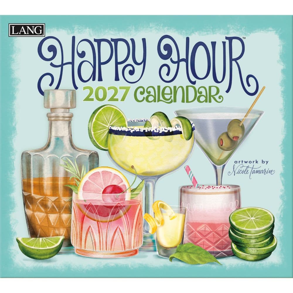 Happy Hour 2027 Wall Calendar by Nicole Tamarin