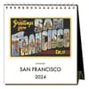 image San Francisco Nostalgic 2024 Easel Desk Calendar Main Product Image width=&quot;1000&quot; height=&quot;1000&quot;