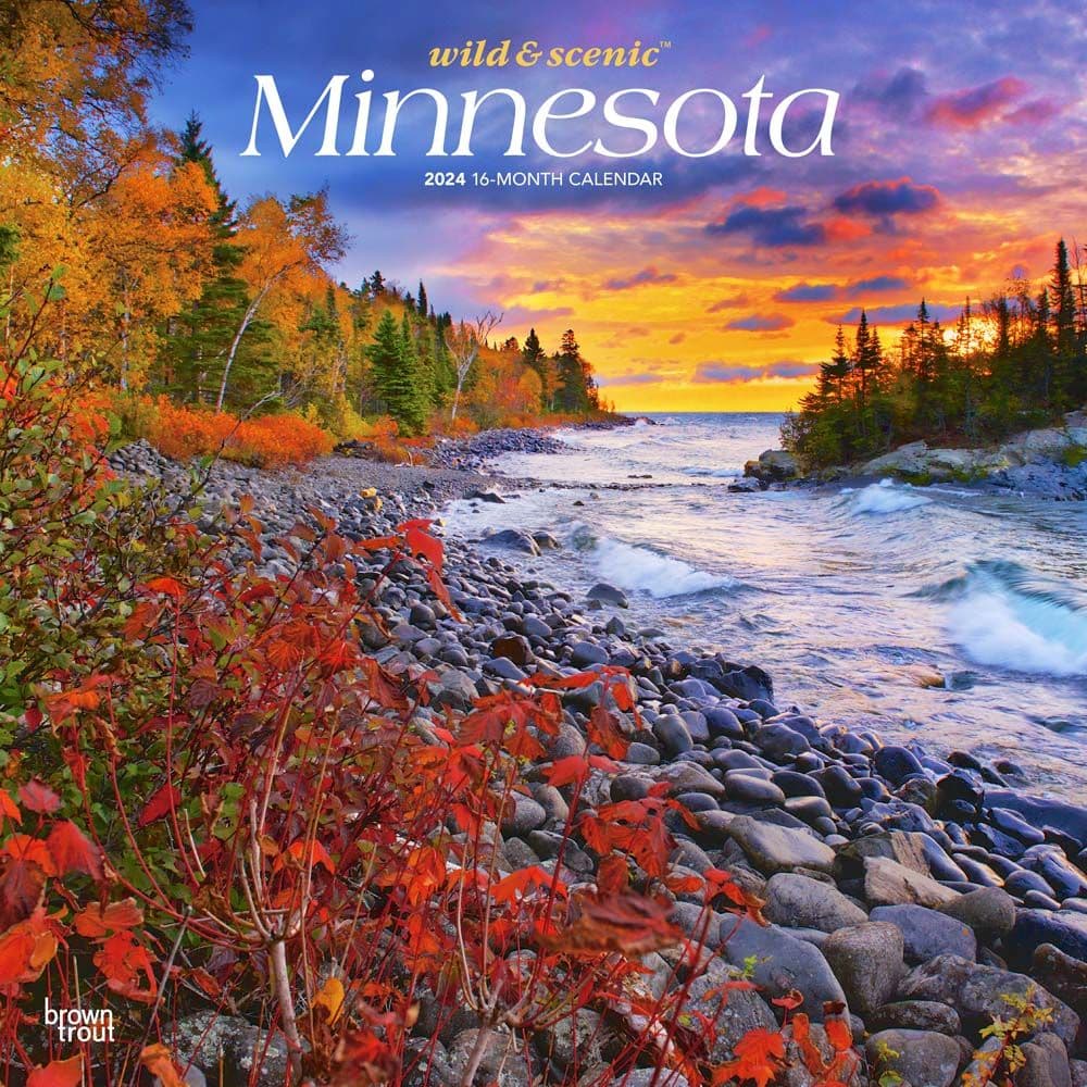Minnesota Wild and Scenic 2024 Wall Calendar Main Product Image width=&quot;1000&quot; height=&quot;1000&quot;
