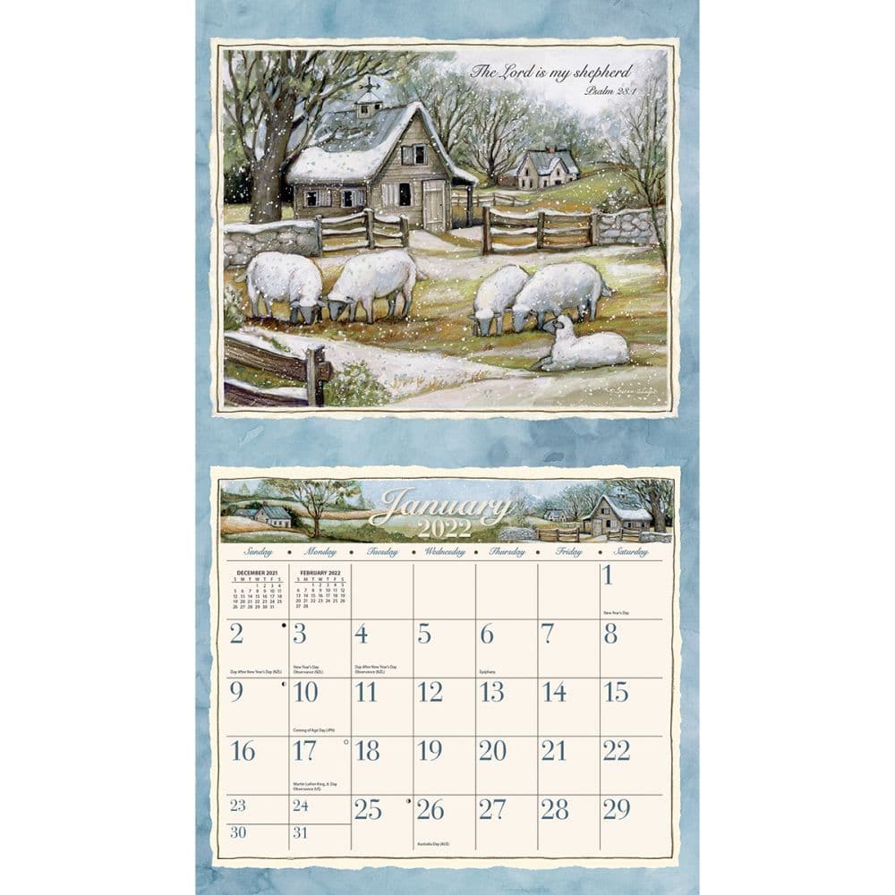 The Lord Is My Shepherd 2022 Wall Calendar - Calendars.com