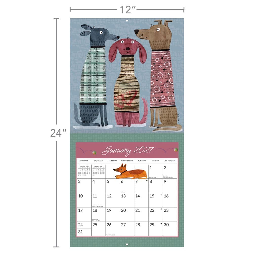 Dogs Galore 2027 Wall Calendar Fourth Alternate Image