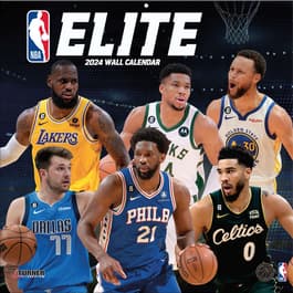 NBA Elite 2024 Wall Calendar