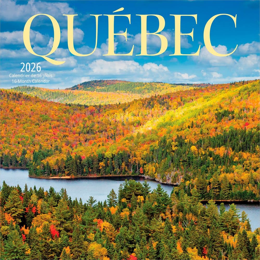 Quebec 2026 Mini Wall Calendar Main Product Image