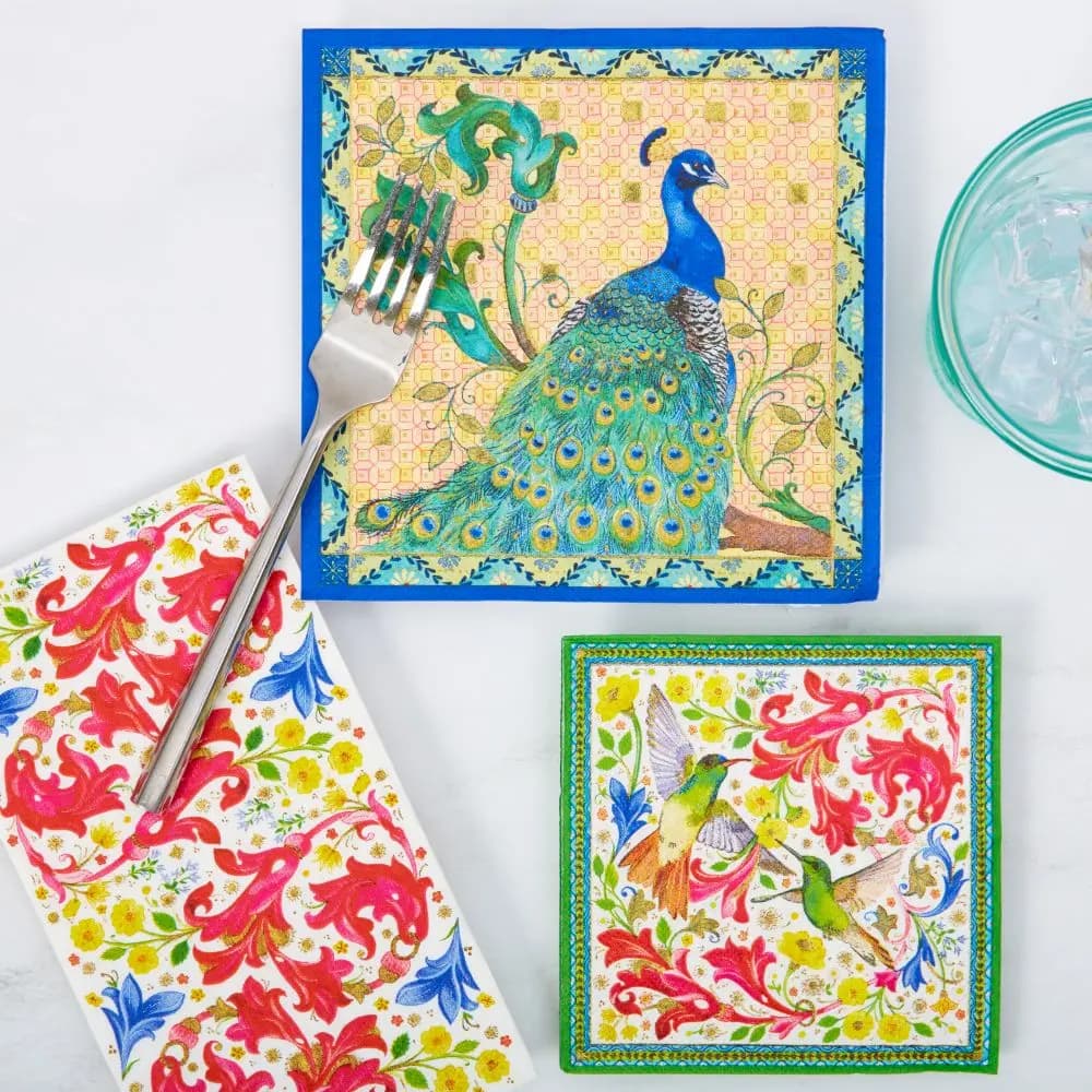 Beautiful Birds Guest Napkins Third Alternate Image