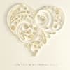 image Ivory Heart Quilling Wedding Card