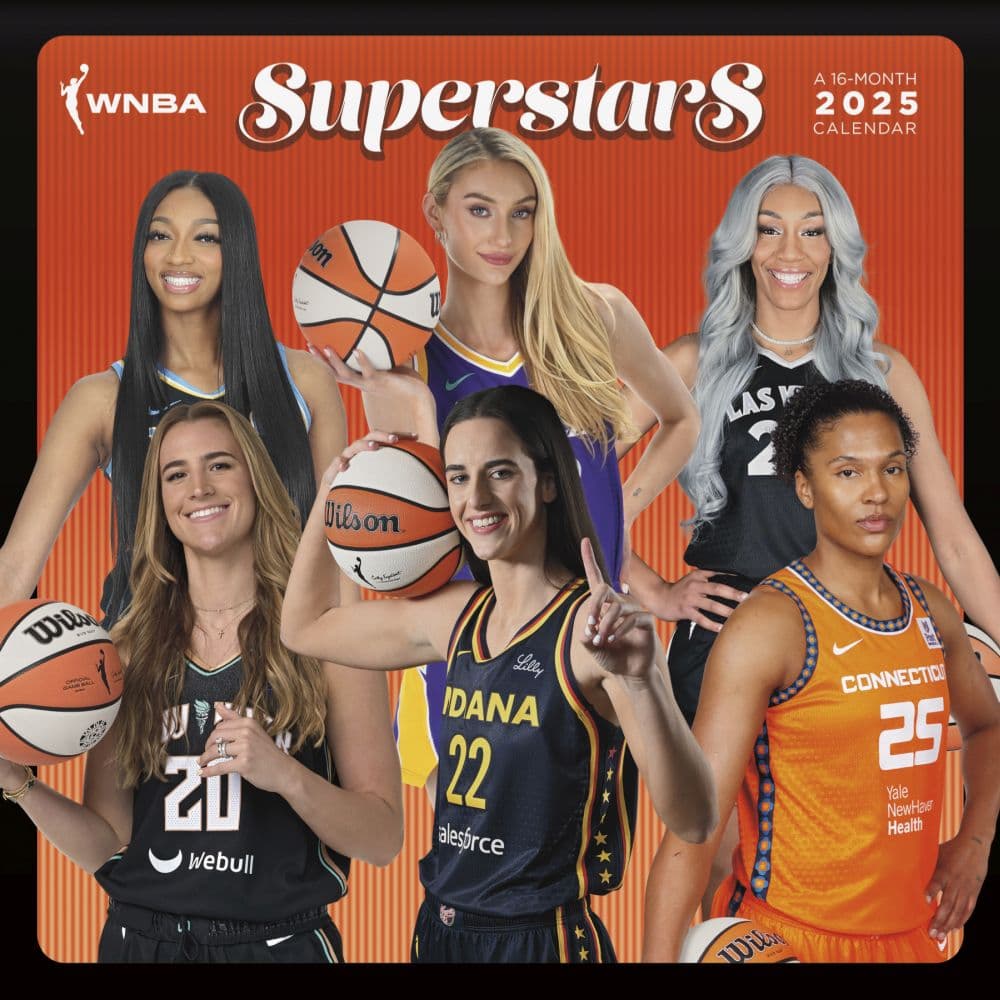 WNBA Superstars 2025 Wall Calendar - Calendars.com