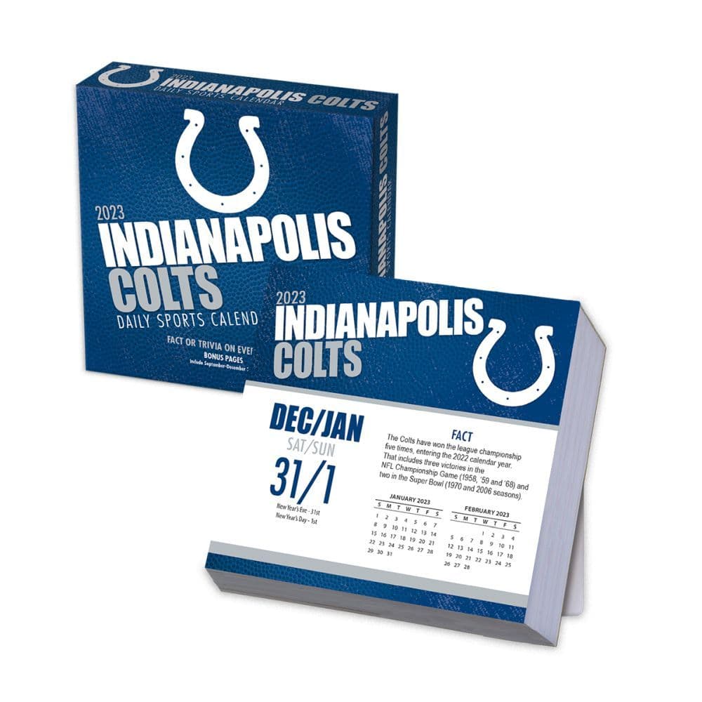 Indianapolis Colts 2023 Desk Calendar