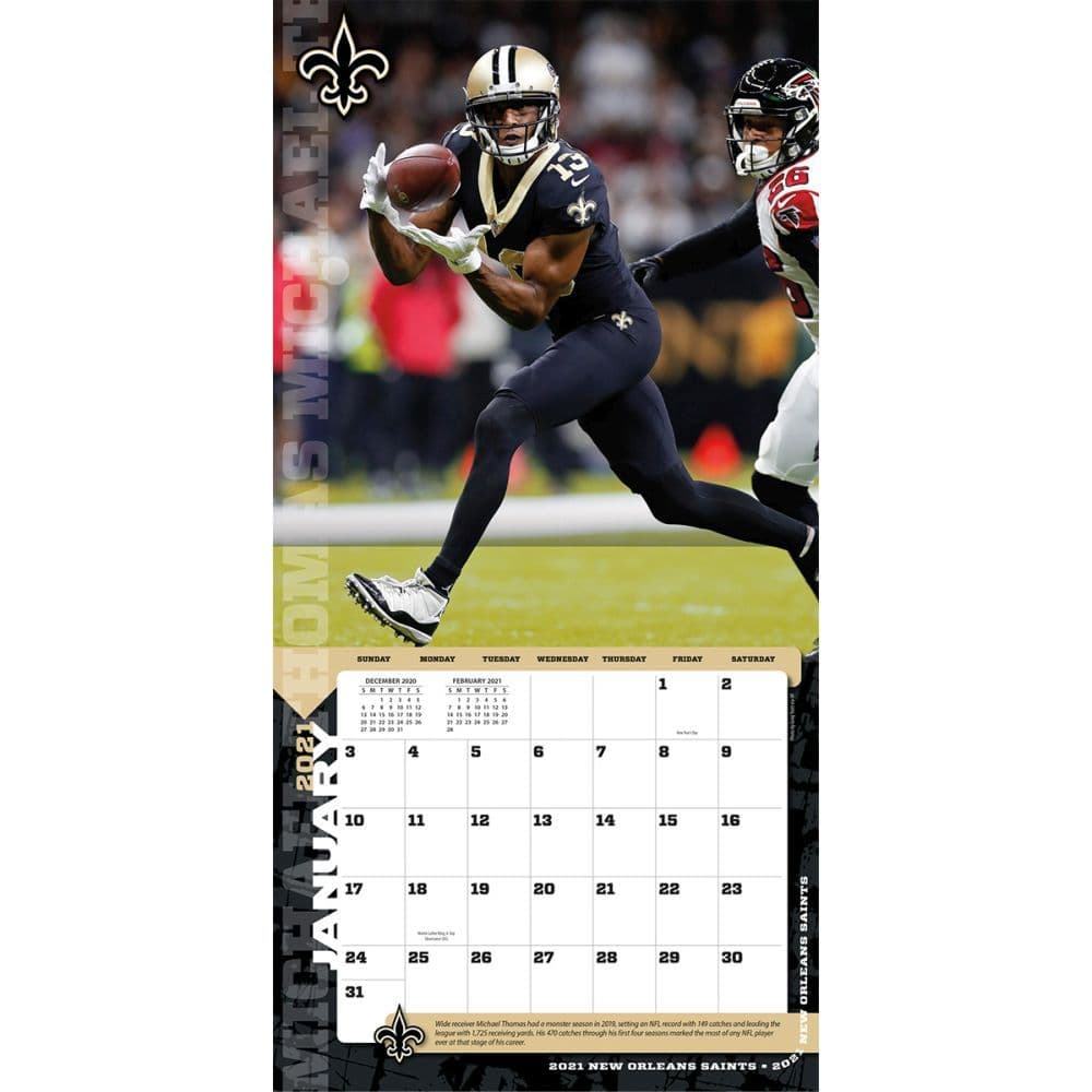 NFL All Stars Wall Calendar