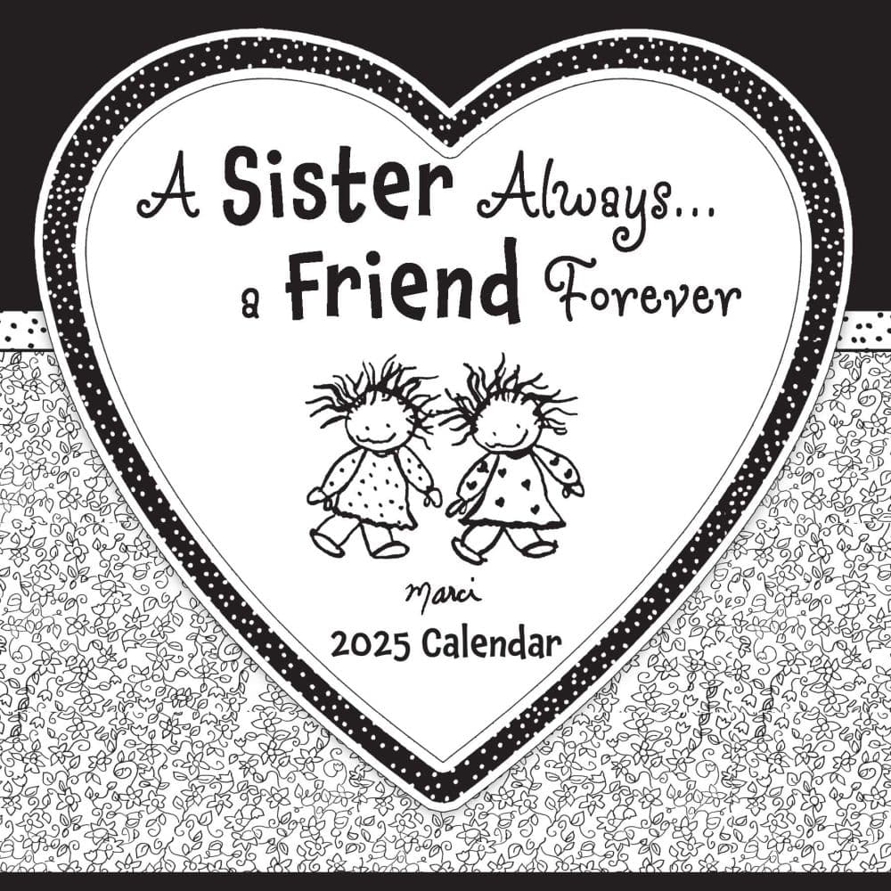 I Love You Sister 2025 Wall Calendar Main Image