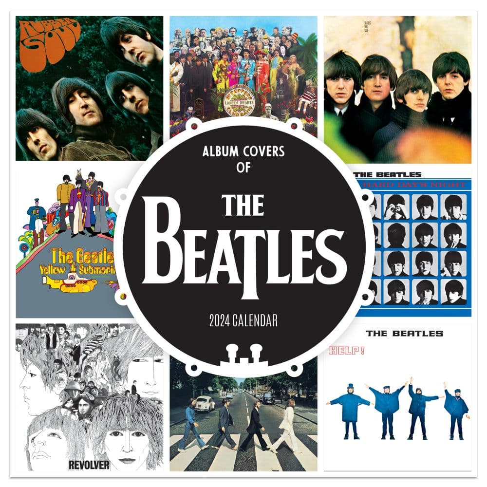 Beatles 2024 Mini Wall Calendar Main Product Image width=&quot;1000&quot; height=&quot;1000&quot;