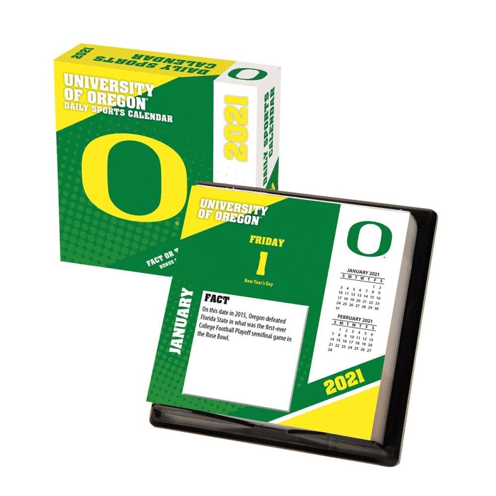 Oregon Ducks Desk Calendar