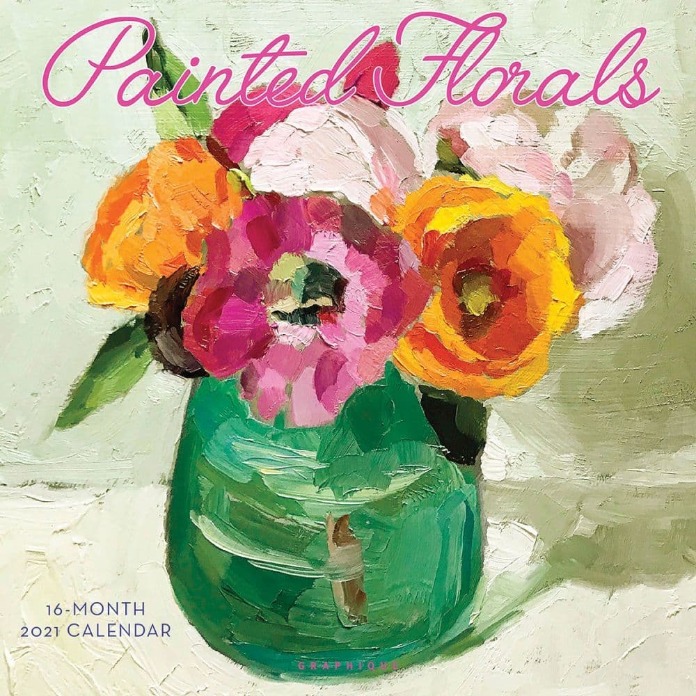 Painted Florals Wall Calendar