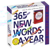 image Words 365 2026 Desk Calendar Main Product Image