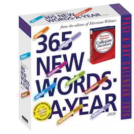New Words 365 2026 Desk Calendar