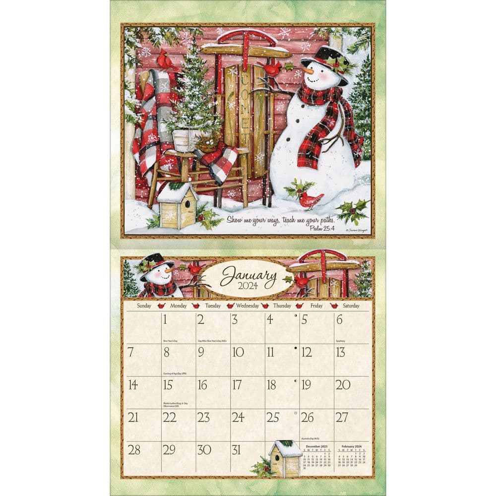 Bountiful Blessings 2024 Wall Calendar