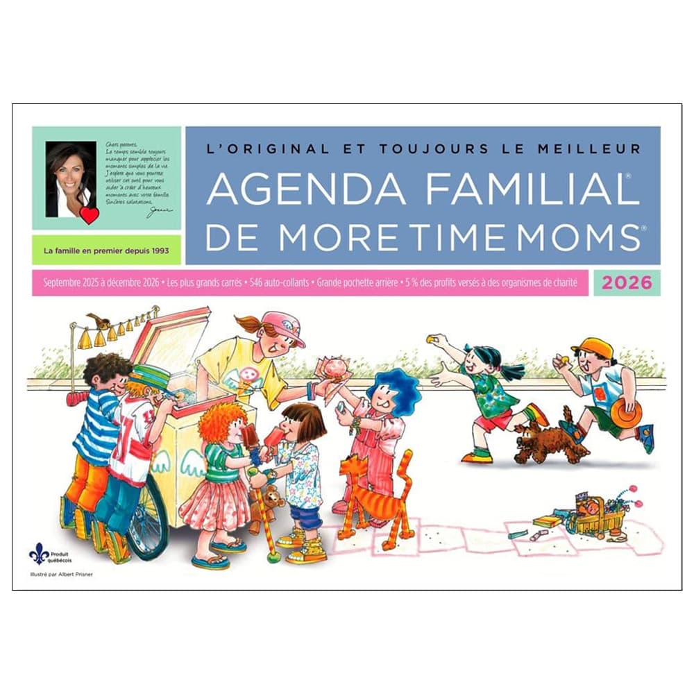Agenda Familial French 2026 Wall Calendar Main Product Image