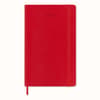 image Moleskine Large Red Daily Soft Cover 2025 Planner First Alternate Image