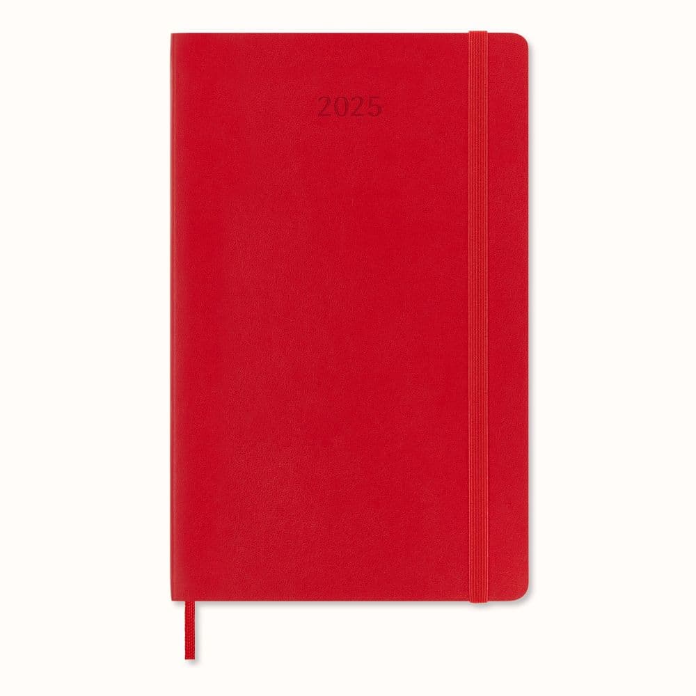 image Moleskine Large Red Daily Soft Cover 2025 Planner Main Image