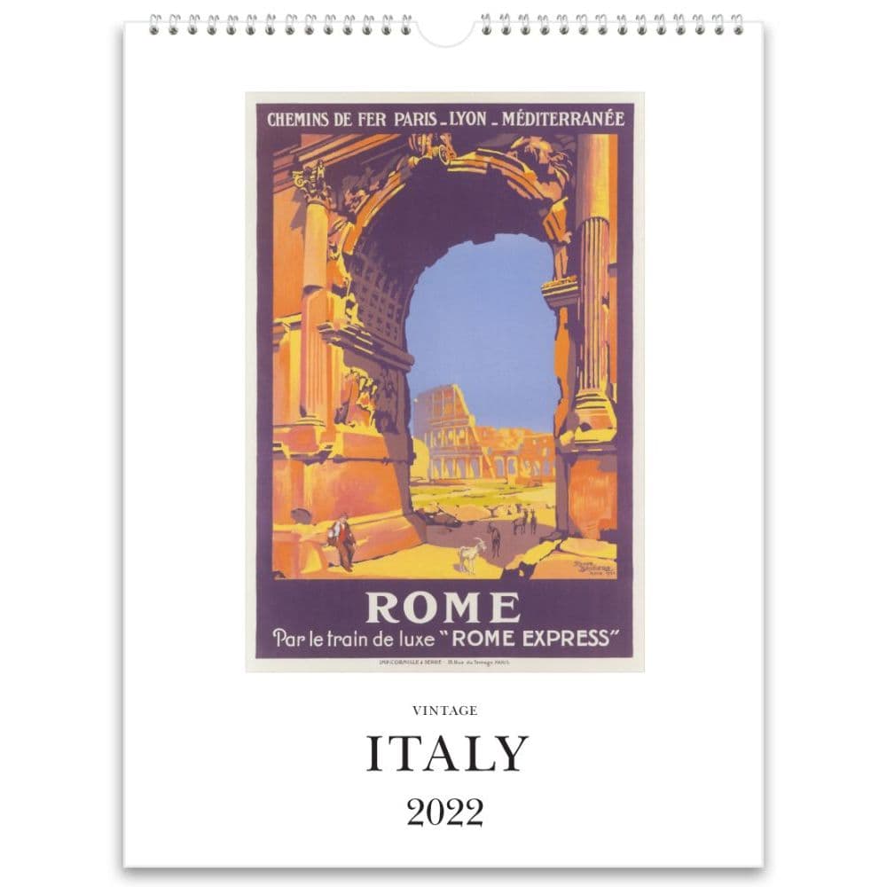 Italy Nostalgic 2022 Poster Wall Calendar