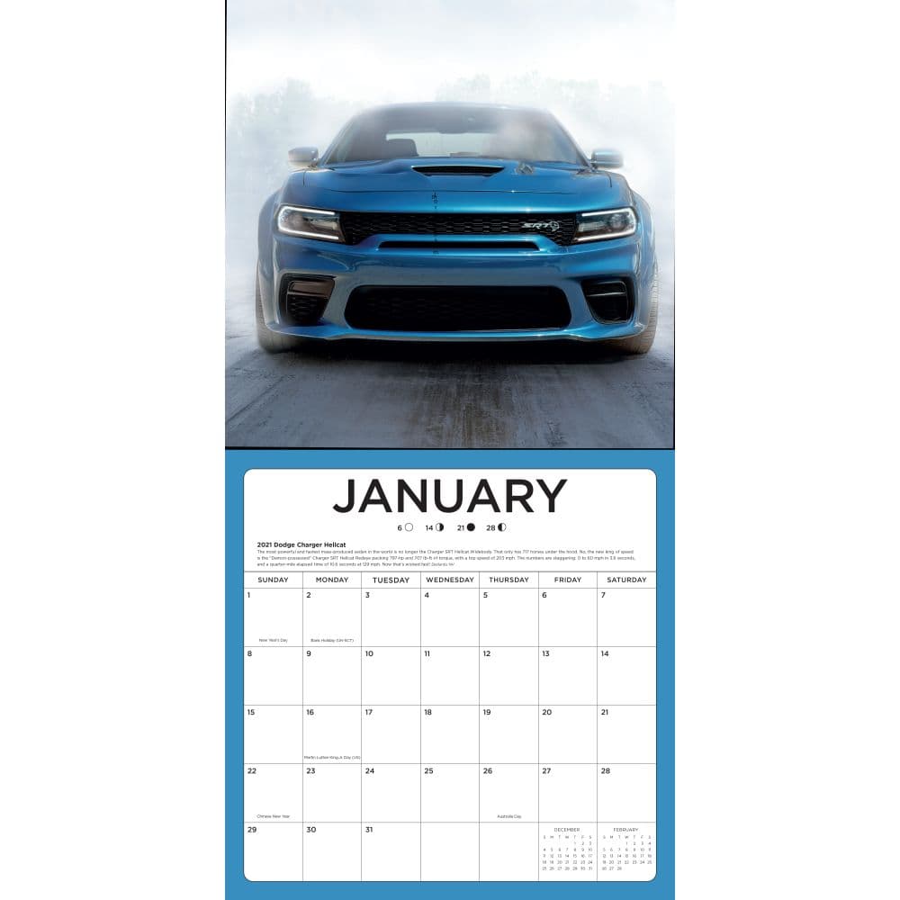 Cars American Muscle 2023 Wall Calendar - Calendars.com