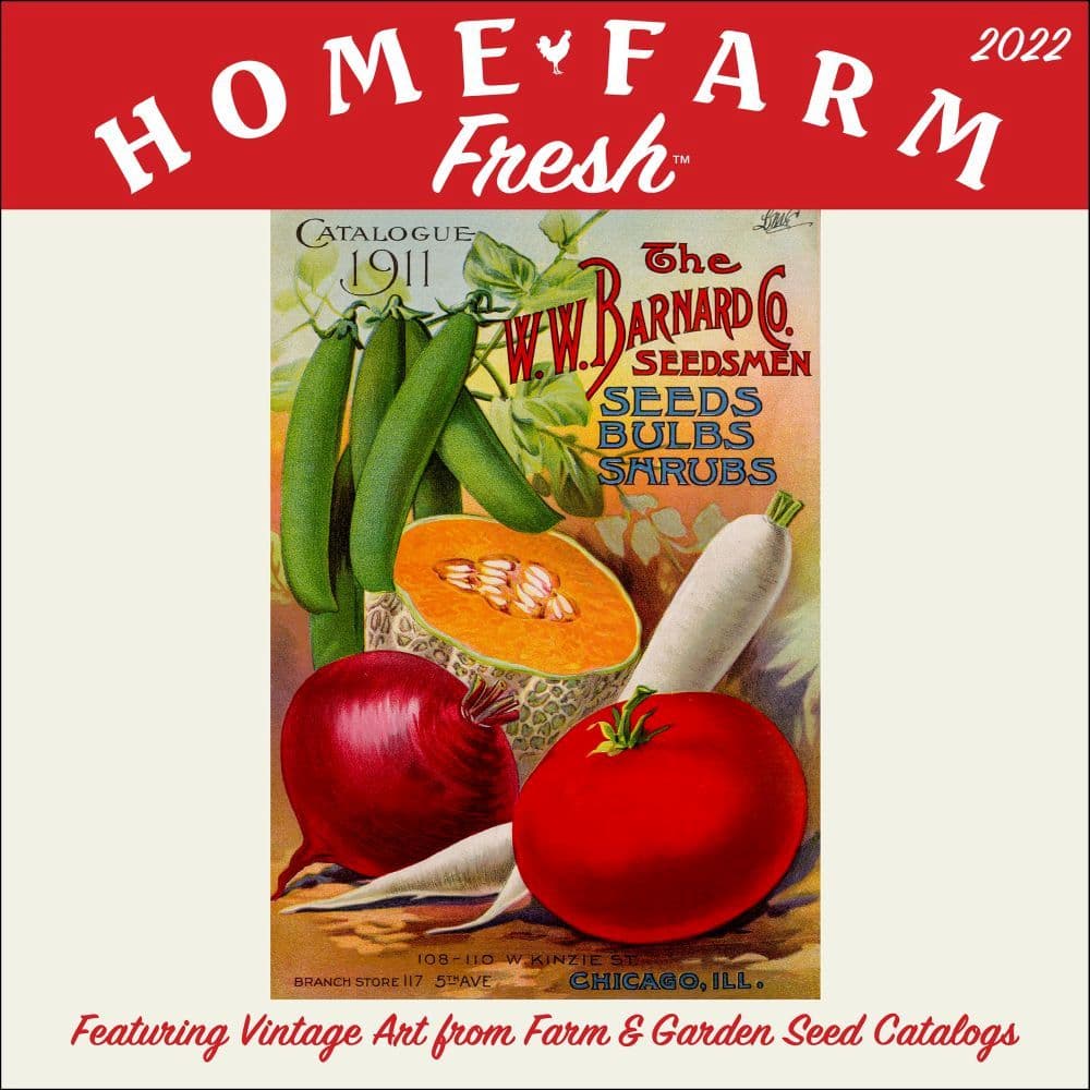 Garden Home-Farm Fresh 2022 Wall Calendar