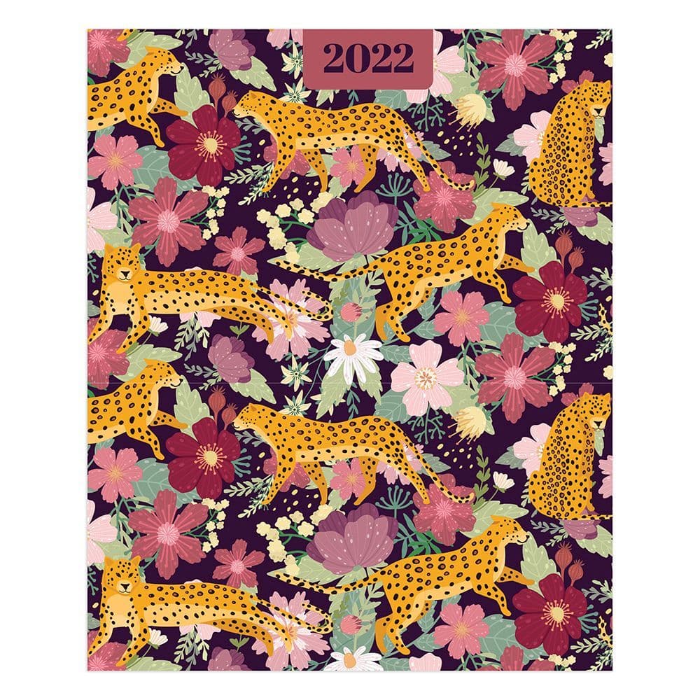Leaping Leopards 2022 Large Monthly Planner