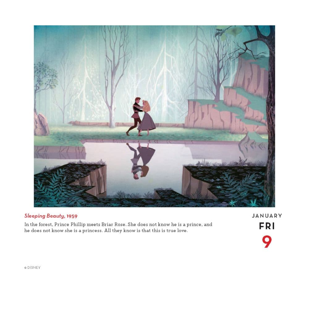 Disney A Year of Animation 2026 Desk Calendar Third Alternate Image