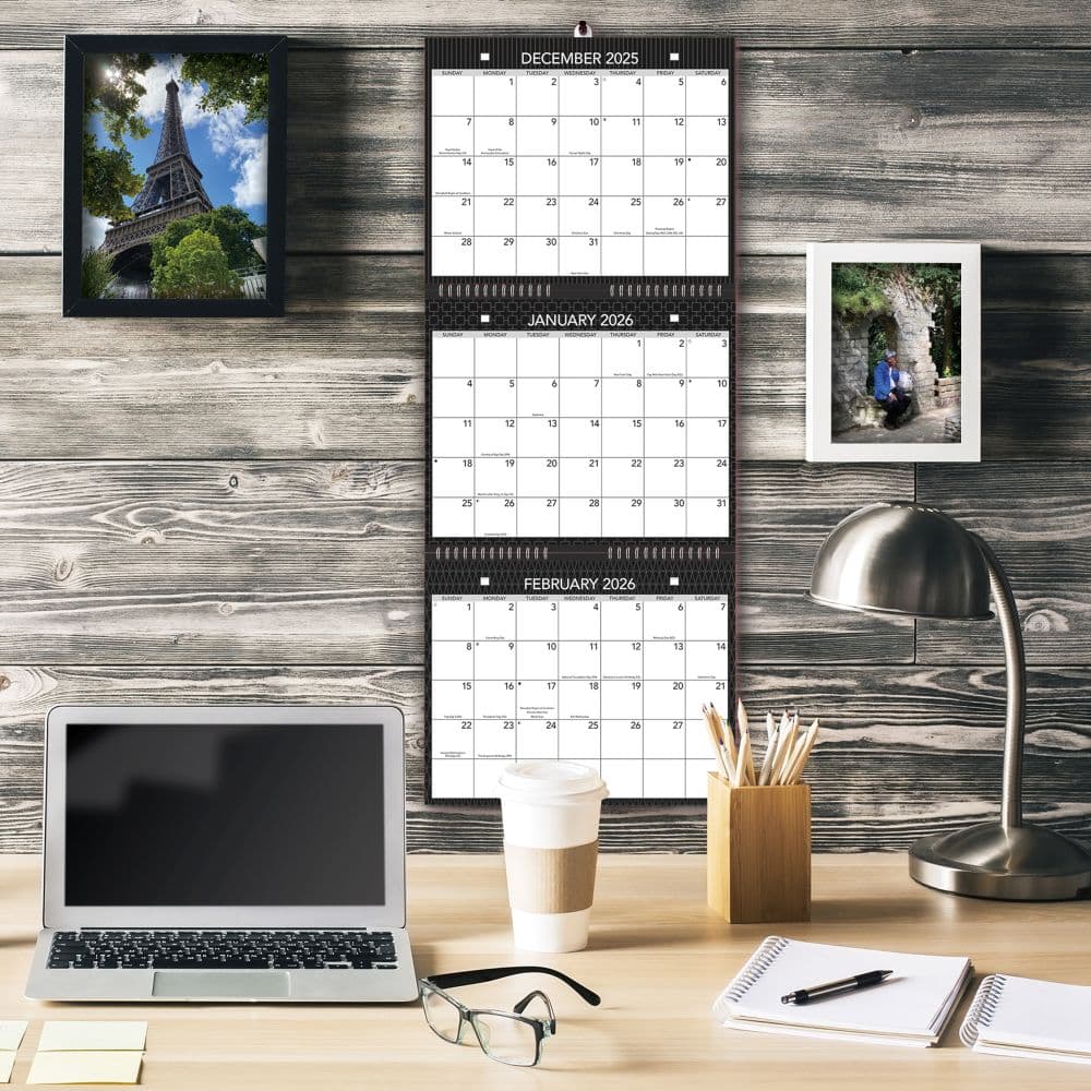 Office Tri View 2026 Wall Calendar_ALT4