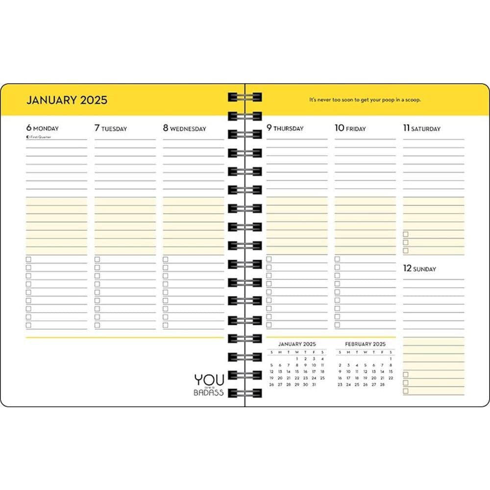 Badass Calendar 2025