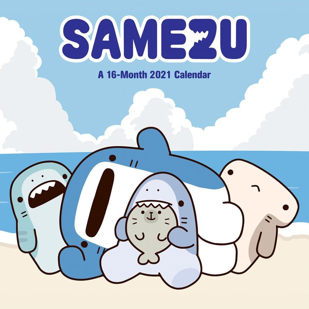 2021 Samezu Shark Wall Calendar