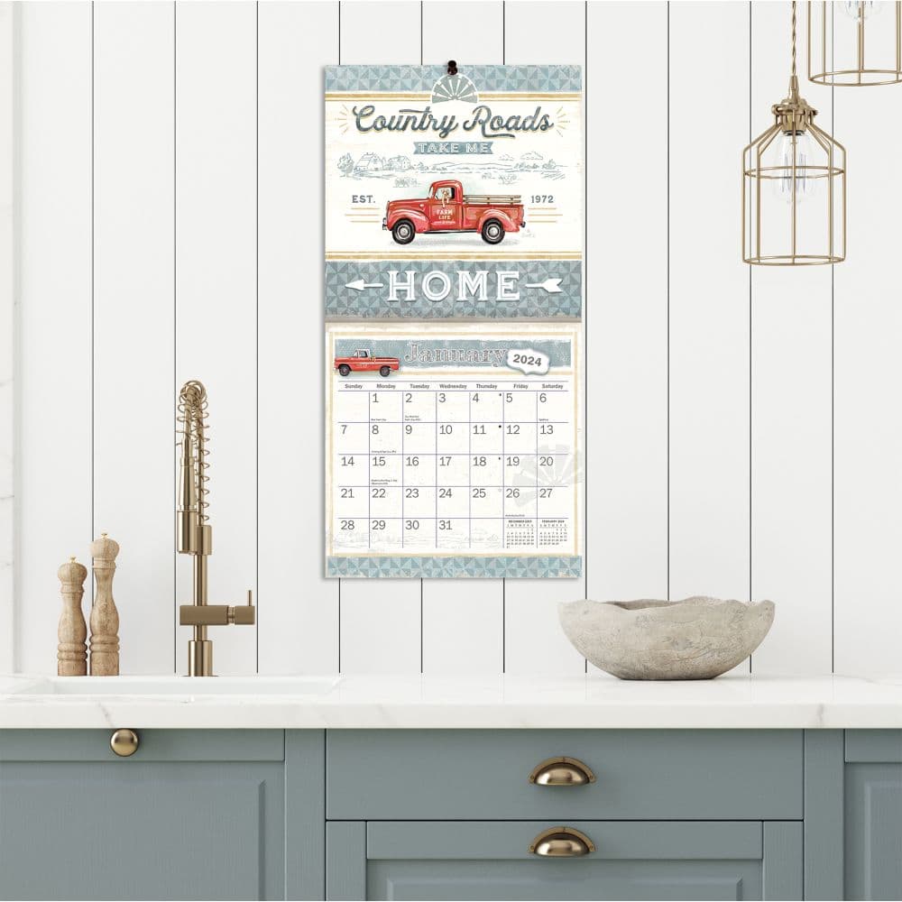 Farmhouse 2024 Mini Wall Calendar Alternate Image 4