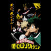 image My Hero Academia - Plus Ultra Group Unisex Black T-Shirt art