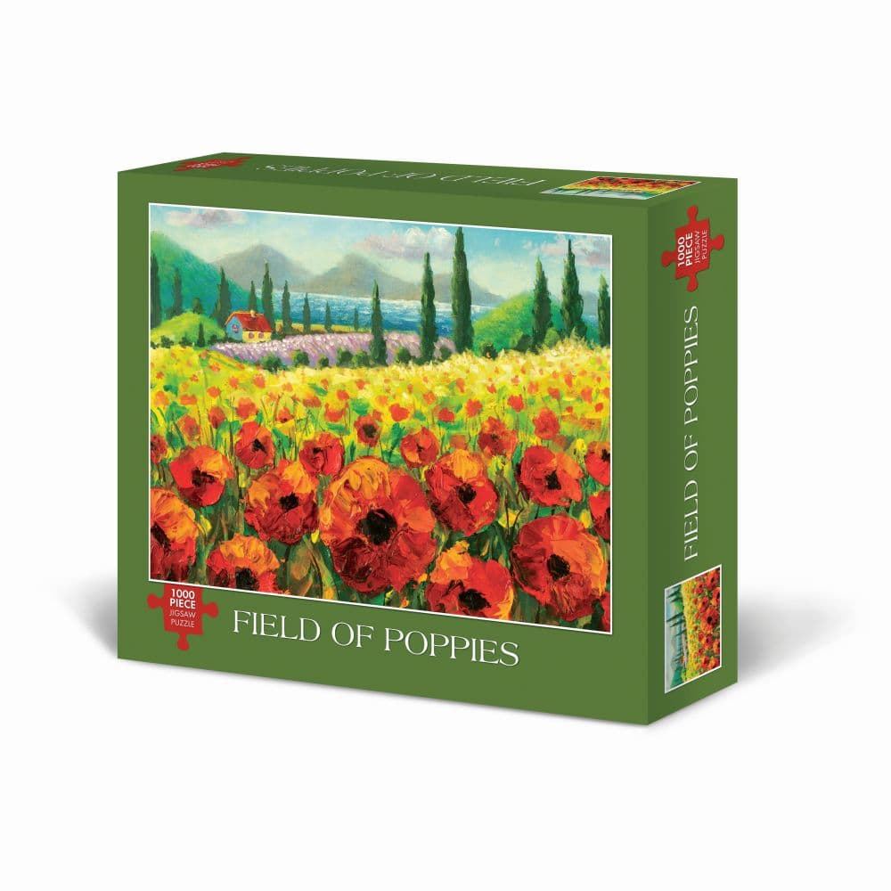 Field of Poppies 1000 Piece Puzzle Fourth Alternate Image