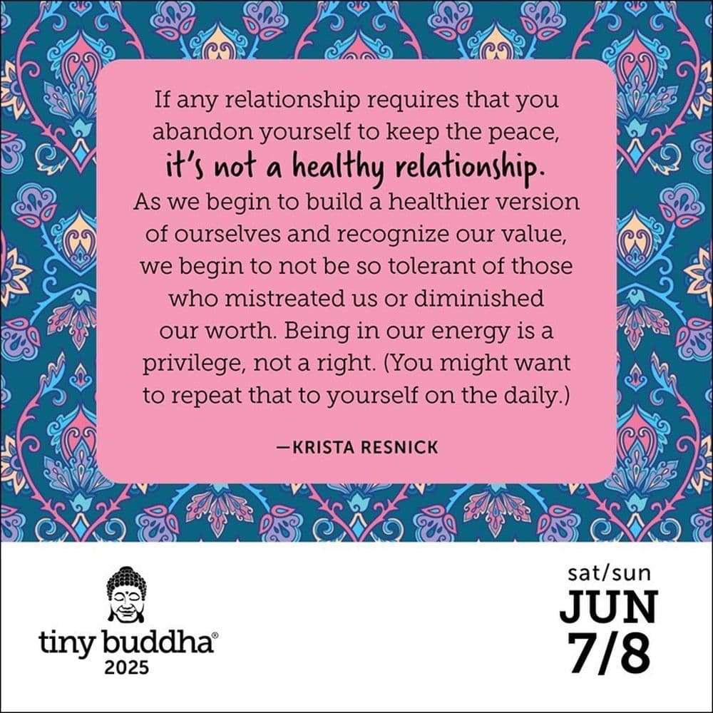 Tiny Buddha 2025 Desk Calendar Calendars com Tiny Buddha 2025 Desk Calendar Calendars com