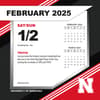 image COL Nebraska Cornhuskers 2025 Desk Calendar Second Alternate Image