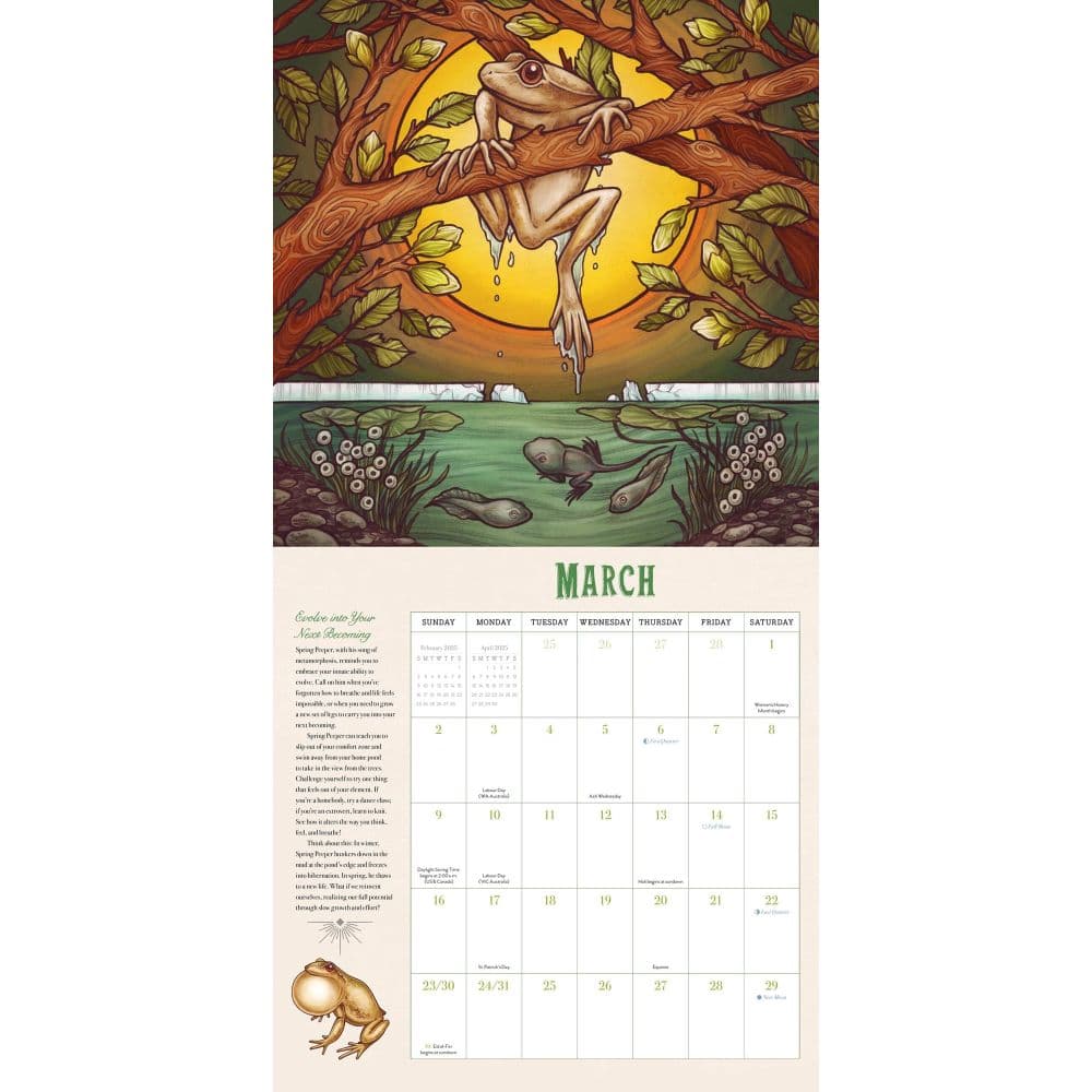 Wild Wisdom 2025 Wall Calendar Second Alternate Image width="1000" height="1000"