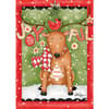 image Joyful Reindeer Outdoor Flag-Mini - 12 x 18 by LoriLynn Simms Main Image
