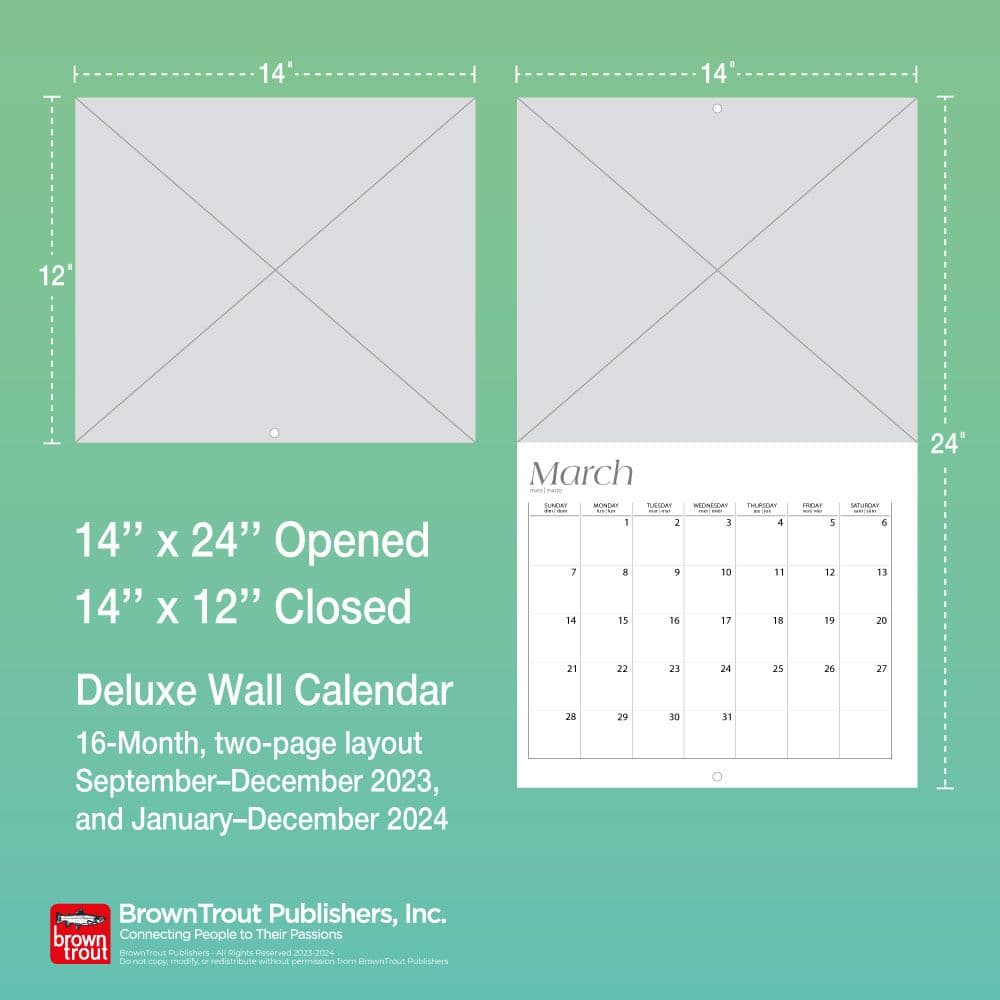 Dachshunds Deluxe 2024 Wall Calendar - Calendars.com