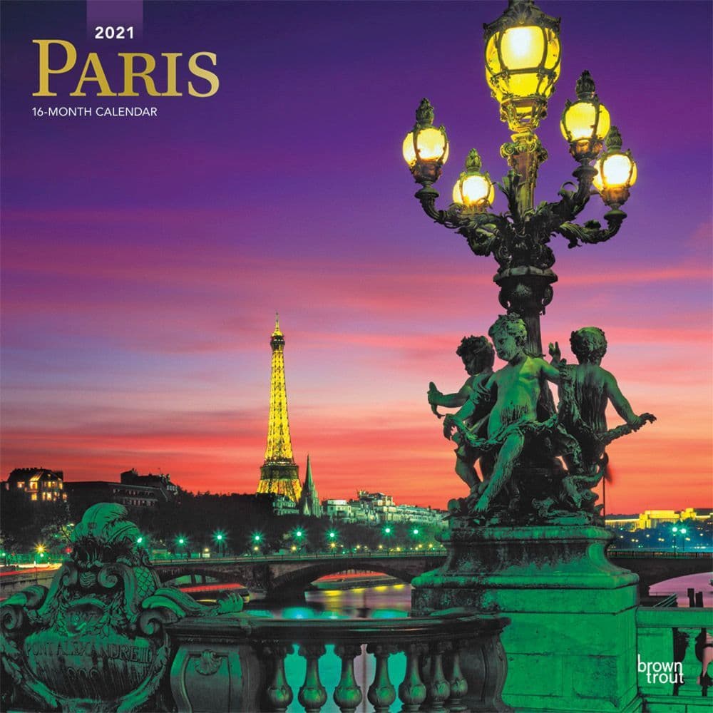 Paris Wall Calendar