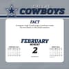 image NFL Dallas Cowboys 2027 Desk Calendar Third Alternate Image