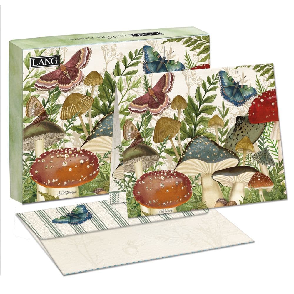 Botanical Mushrooms Boxed Note Cards_Main Image