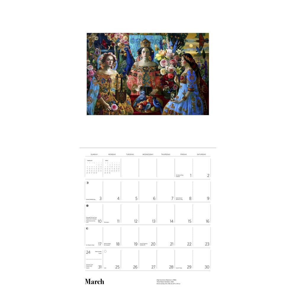 Suvorova Commedia 2024 Wall Calendar_ALT2