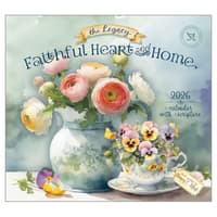 image Faithful Heart and Home by Nancy Mink 2026 Wall Calendar Main Image
