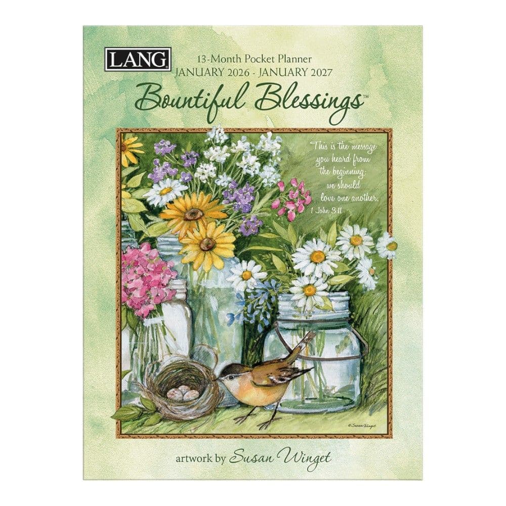 Bountiful Blessings Monthly 2026 Pocket Planner Main Image
