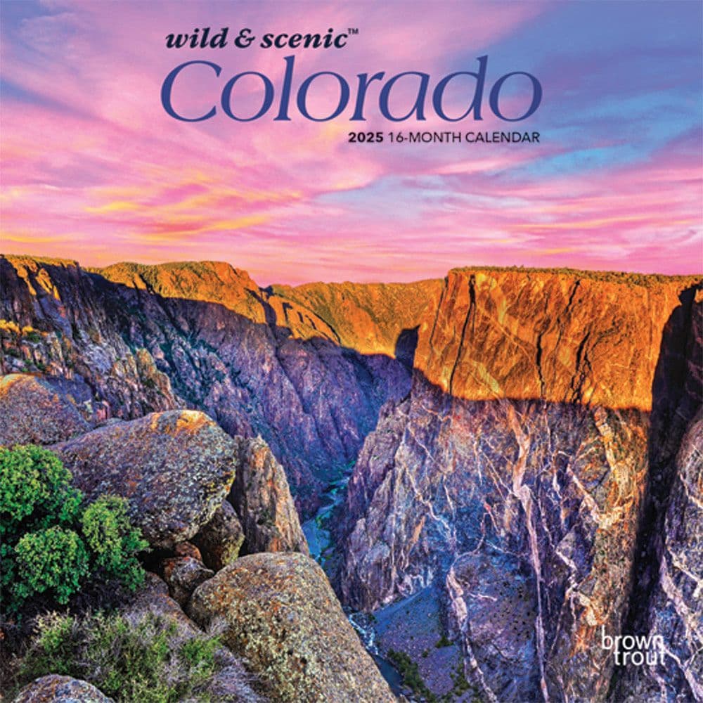 image Colorado 2025 Mini Wall Calendar  Main Image