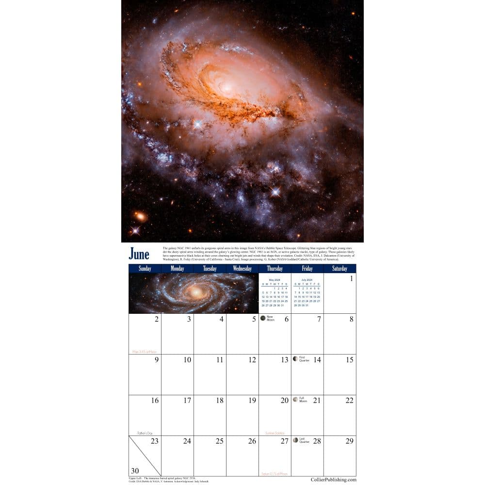 Universe Astronomy 2025 Wall Calendar