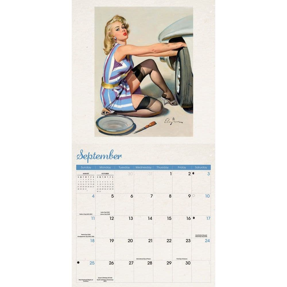 Pin Ups 2022 Wall Calendar - Calendars.com