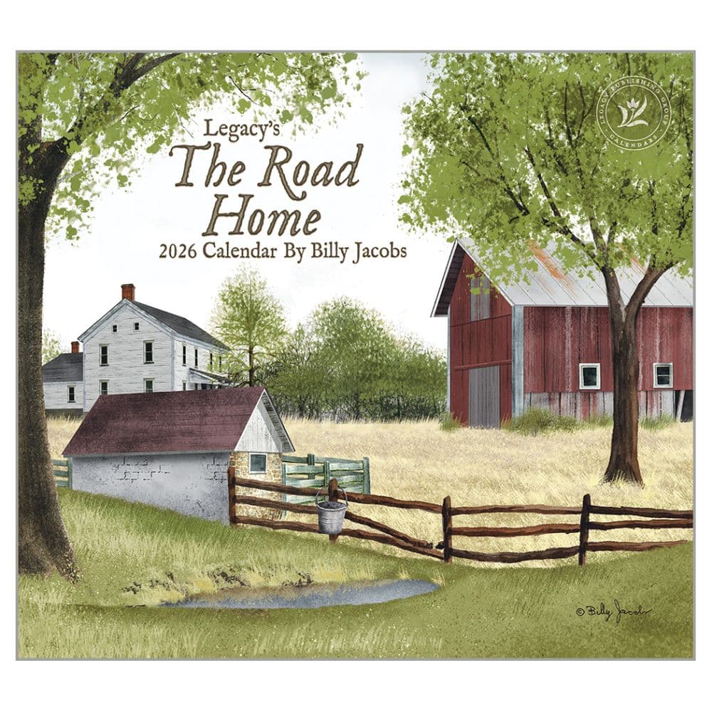 Road Home by Billy Jacobs 2026 Mini Wall Calendar Main Image