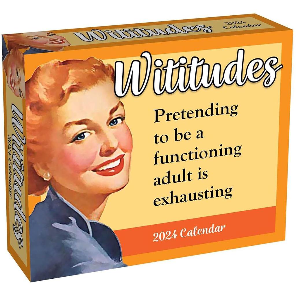 Wititudes 2024 Desk Calendar