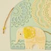 image Big &amp; Little Elephant New Baby Card close up
